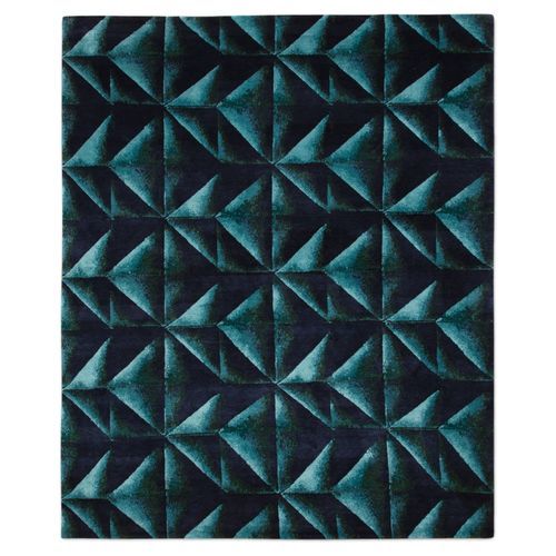 Tapis contemporain - ORIGAMI  - Knots rugs - géométrique / uni / en soie