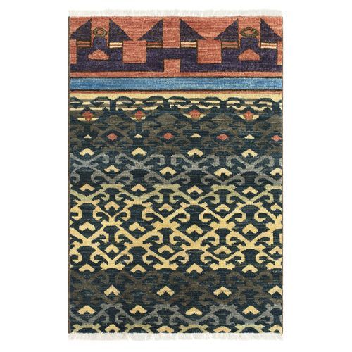 Tapis contemporain - SELJUK - Knots rugs - à motif / en laine / rectangulaire
