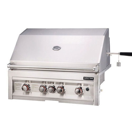 Barbecue à gaz - SUN5B-IR - SUNSTONE - électrique / à poser / en acier inoxydable
