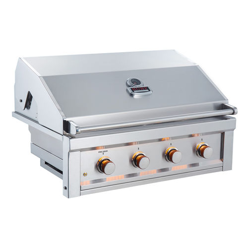 Barbecue à gaz - RUBY4B-IR - SUNSTONE - électrique / à poser / en acier inoxydable