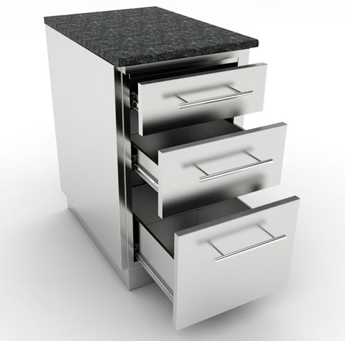 Meuble bas de cuisine - SBC18STD - SUNSTONE - à poser / d'extérieur
