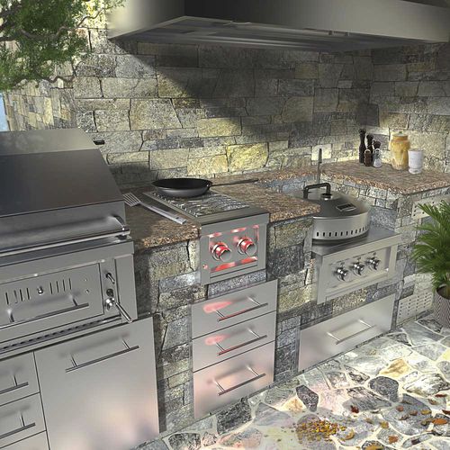 Table de cuisson à gaz - SUN13VDB - SUNSTONE - professionnelle / 2 foyers / à poser