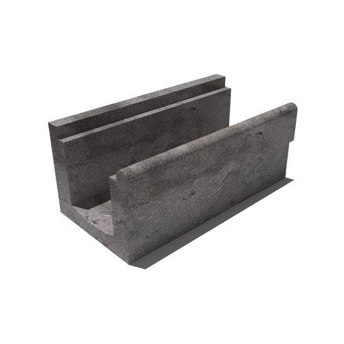 Caniveau en pierre - Profile CH1 - Poolstones - pour piscine / sur mesure