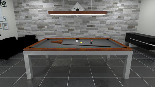 Table de billard contemporaine - EMPIRE BRUSHED - Bilhares Europa - résidentielle / en chêne / en hêtre