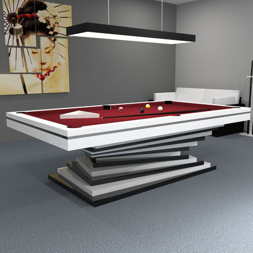 Table de billard contemporaine - HARMANY - Bilhares Europa - résidentielle / en chêne / en hêtre
