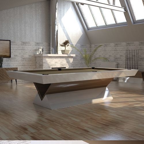 Table de billard contemporaine - Louvrees - Bilhares Europa - résidentielle / professionnelle / en chêne