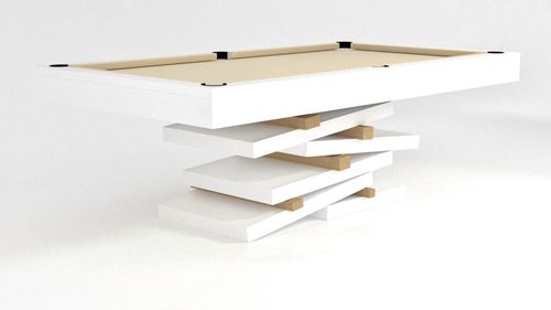 Table de billard contemporaine - Tetris - Bilhares Europa - résidentielle / en chêne / en noyer