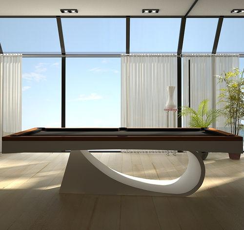 Table de billard contemporaine - Stratos - Bilhares Europa - résidentielle / en chêne / en noyer