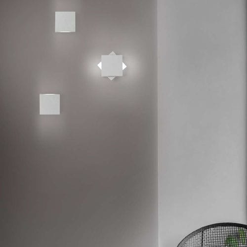 Applique murale contemporaine - QUADRETTO - cattaneo - d'intérieur / en aluminium peint / géométriques