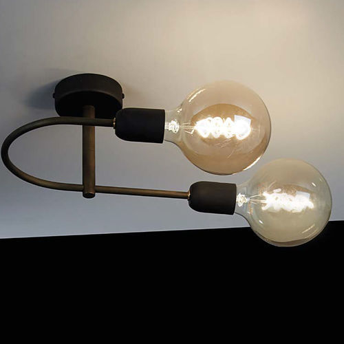 Plafonnier design industriel - SMITH - cattaneo - géométrique / en métal / en laiton