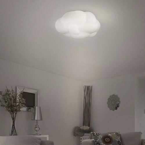 Plafonnier design original - CLOUD - cattaneo - en verre / halogène / résidentiel