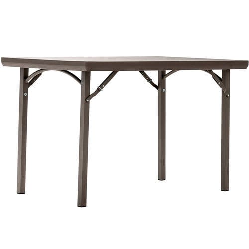 Table pliante - XL4 - Zown - contemporaine / en polyéthylène haute densité PEHD / avec piètement en acier à revêtement par poudre