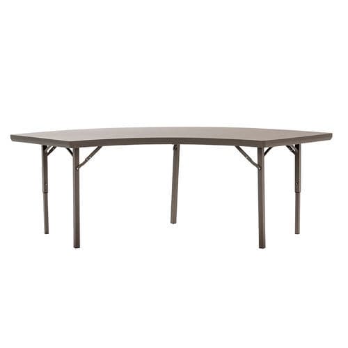 Table pliante - XL Crescent - Zown - contemporaine / en polyéthylène haute densité PEHD / avec piètement en acier à revêtement par poudre
