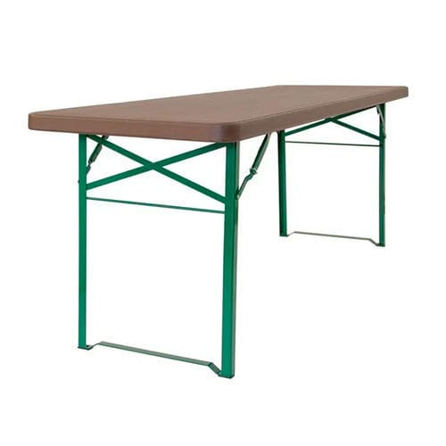 Table pliante - Munich70 - Zown - contemporaine / en polyéthylène haute densité PEHD / avec piètement en acier à revêtement par poudre