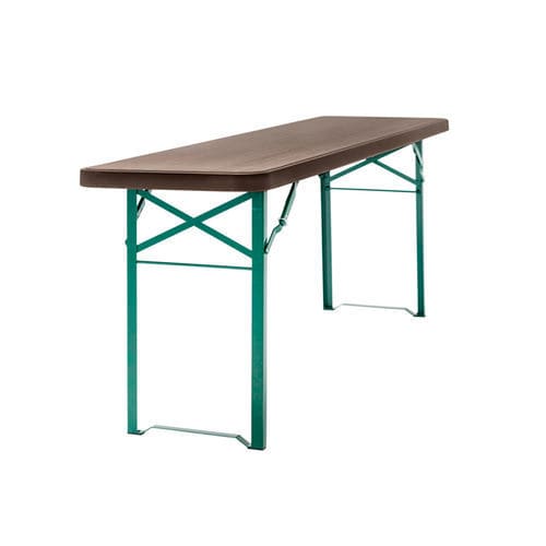 Table pliante - Munich50 - Zown - contemporaine / en polyéthylène haute densité PEHD / avec piètement en acier à revêtement par poudre