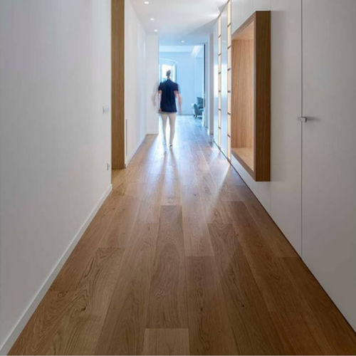 Parquet contrecollé - ALMOND, 230 MM  3+12 - SURCO interiors - en chêne / point de Hongrie / huilé