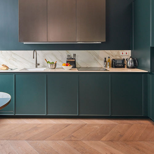 Parquet contrecollé - Chevron - SURCO interiors - en chêne / en noyer / en frêne