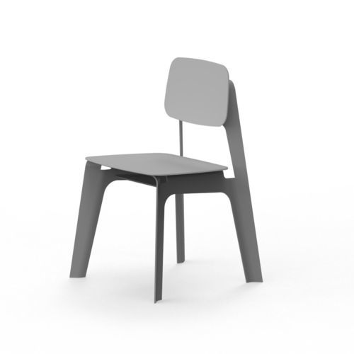 Chaise de salle à manger contemporaine - Kern  - Shift - d'extérieur / d'intérieur / en aluminium