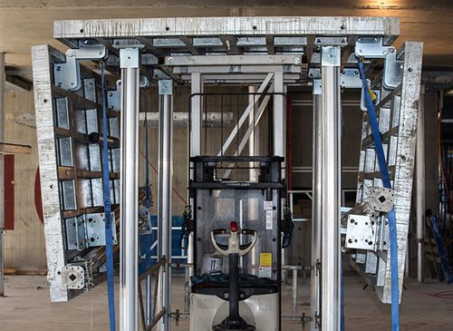 Coffrage modulaire - SUPER DESTIL - Farina Formworks - en acier à haute résistance / pour mur