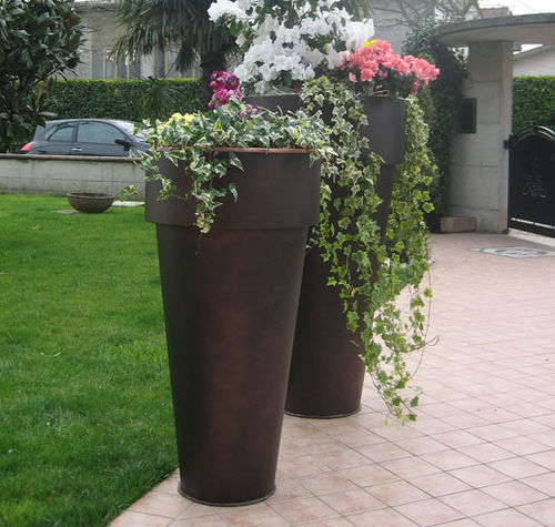 Bac à fleurs en acier inoxydable - LIMA - Ferrinox - conique / en hauteur / contemporain