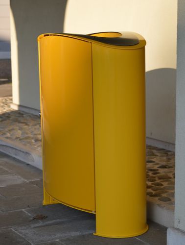 Poubelle en acier galvanisé - NEFER - Ferrinox - en acier inoxydable / de tri sélectif / contract