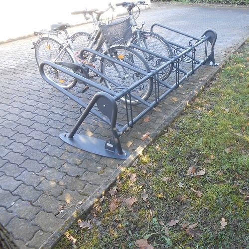 Range-vélo au sol - MALO - Ferrinox - design original / horizontal / double