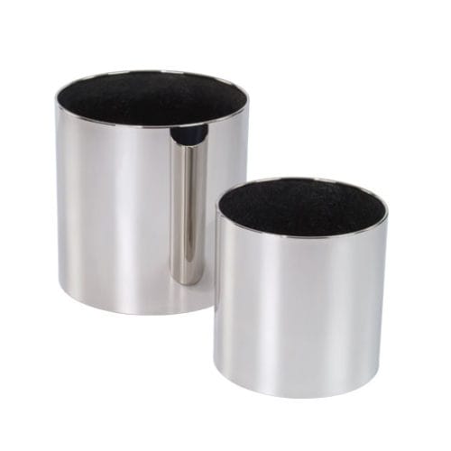 Jardinière en acier inoxydable - CLASSI CYLINDER - Gover Horticulture LLC - ronde / contemporaine / professionnelle