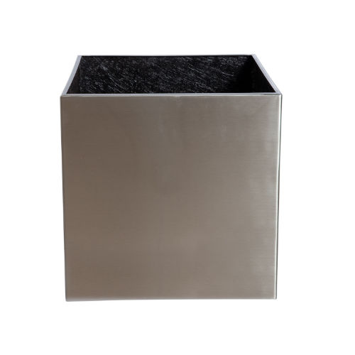 Jardinière en acier inoxydable - Gover Horticulture LLC - cube / contemporaine / professionnelle