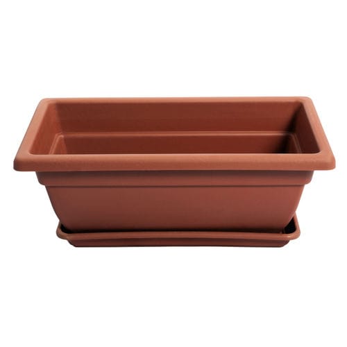 Jardinière en plastique - ELBA - Gover Horticulture LLC - rectangulaire / contemporaine / professionnelle