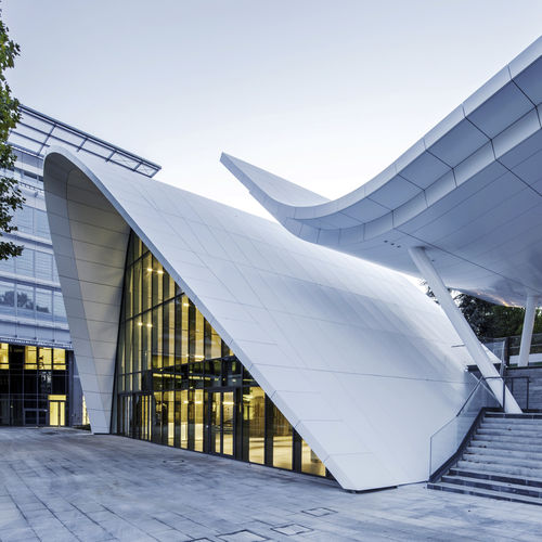 Bardage en panneaux - EOLE  - ISOSTA international - en aluminium / en composite / lisse