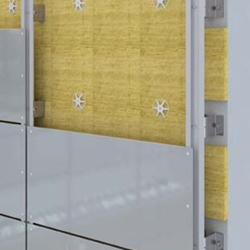 Bardage en panneaux - SR2C  - ISOSTA international - en aluminium / horizontal / cintré