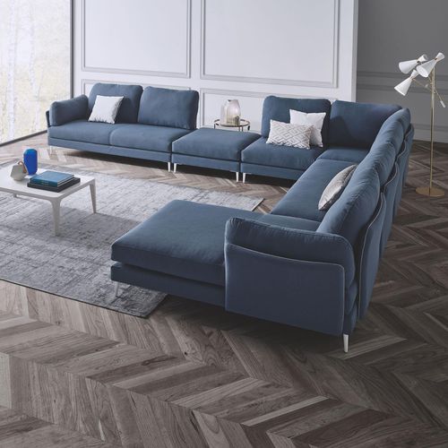 Canapé modulable - LINK - MHR - d'angle / contemporain / en tissu