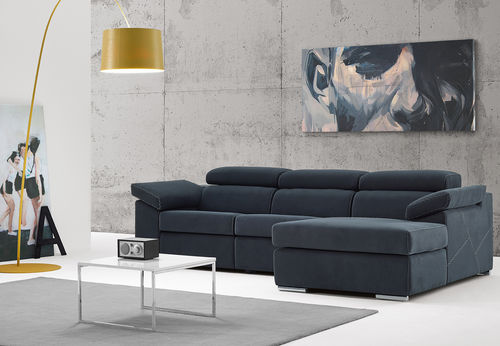 Canapé contemporain - EGO - MHR - en tissu / avec repose-tête / avec repose-pieds