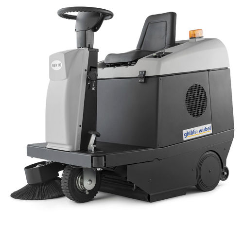 Balayeuse autoportée - HS R 110 - Ghibli & Wirbel - aspirante / d'extérieur / de poussières