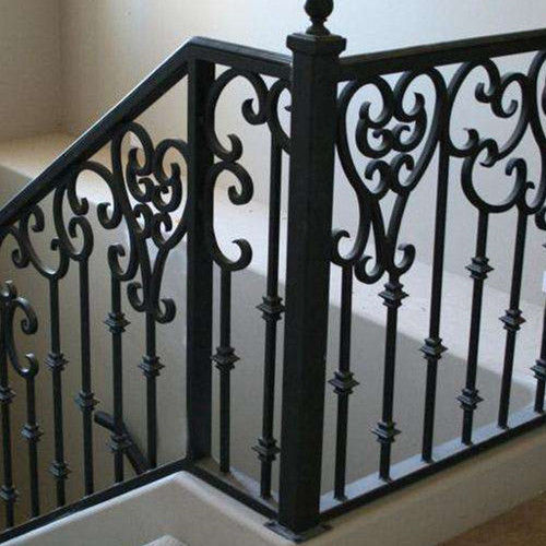 Garde-corps en aluminium - SJZ SHANZHENG CO., LTD - à barreaux / d'intérieur / d'extérieur