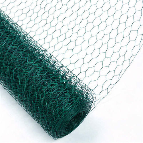 Maille métallique en acier - SJZ SHANZHENG CO., LTD - enduite PVC / pour clôture / à maillage hexagonal