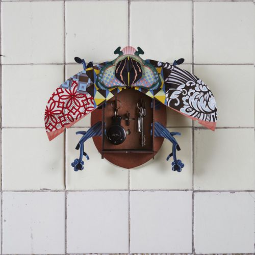 Étagère murale - JOHN - MIHO UNEXPECTED THING - design original / en MDF / avec rangement