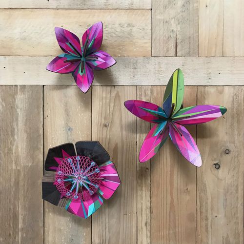Sculpture en MDF - ULTRAVIOLET  - MIHO UNEXPECTED THING - murale