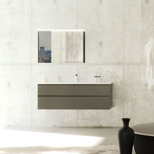 Meuble vasque suspendu - LOFT - UAB KAME - MDF / en Corian® / design scandinave