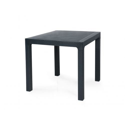 Table contemporaine - Arizona  - YÜCEL OUTDOOR FURNİTURE  - en résine / avec piètement en rotin / avec piètement en résine