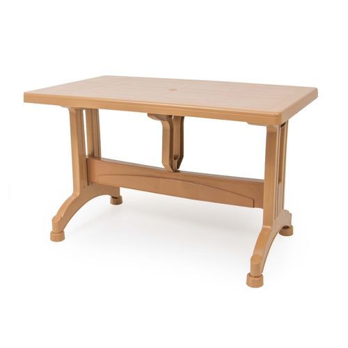 Table contemporaine - Royal  - YÜCEL OUTDOOR FURNİTURE  - en polypropylène / avec piètement en métal peint / rectangulaire