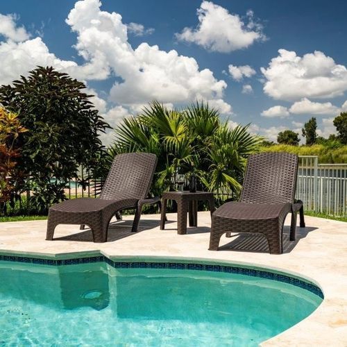 Bain de soleil contemporain - ROMA  - YÜCEL OUTDOOR FURNİTURE  - en rotin / en rotin / professionnel