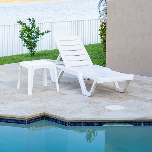 Bain de soleil contemporain - Lara  - YÜCEL OUTDOOR FURNİTURE  - en polypropylène / en polypropylène / dossier ajustable