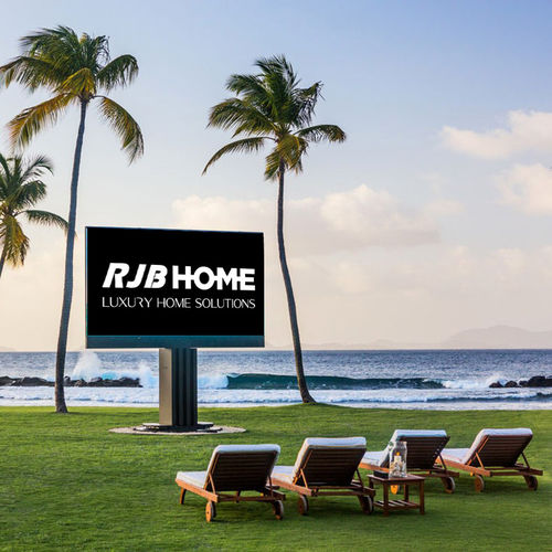 Écran de projection sur pied - ABERMOVE/RJB HOME - muti-format / pour home cinéma