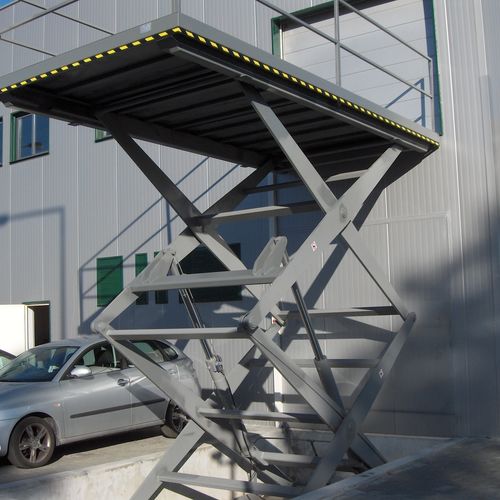 Ascenseur pour voiture hydraulique - ABERMOVE AUTO-MOUNT - ABERMOVE/RJB HOME - pour le tertiaire