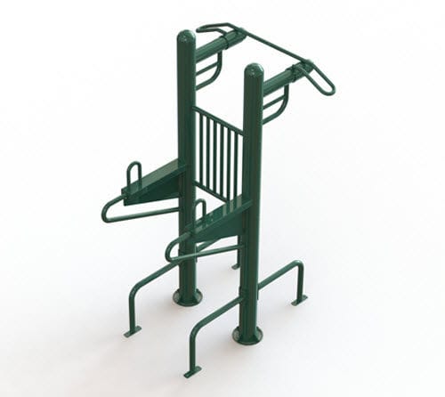Appareil de musculation dips - PARIS Site Furnishings - Outdoor Fitness - d'extérieur