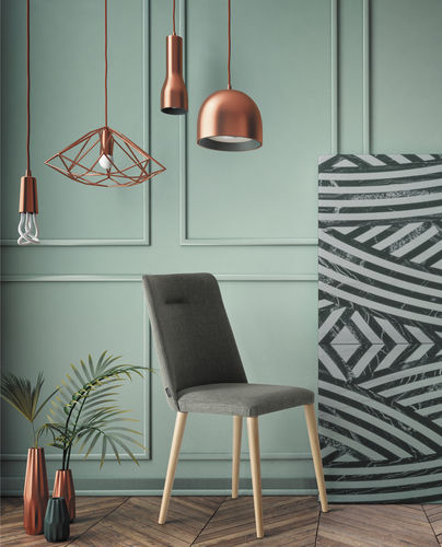 Chaise contemporaine - ADA - Casual Home & Contract - d'intérieur / en tissu / avec piètement en hêtre