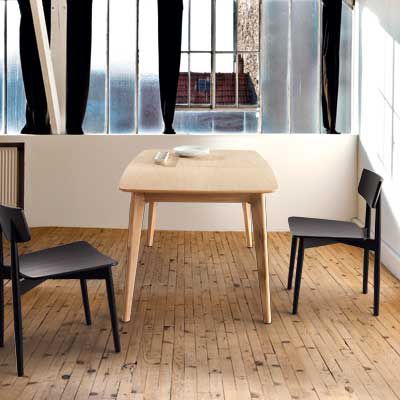 Table contemporaine - CARMEN - Casual Home & Contract - en chêne / en chêne naturel / rectangulaire
