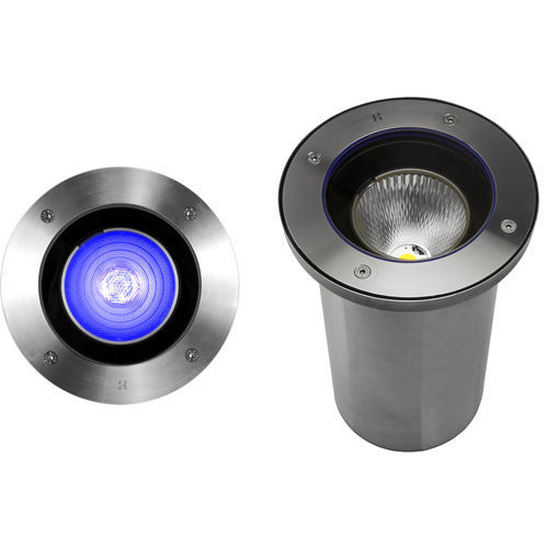 Luminaire encastrable au sol - SAFETOUCH 100 - HUNZA Lighting - LED RGBW / rond / IP68