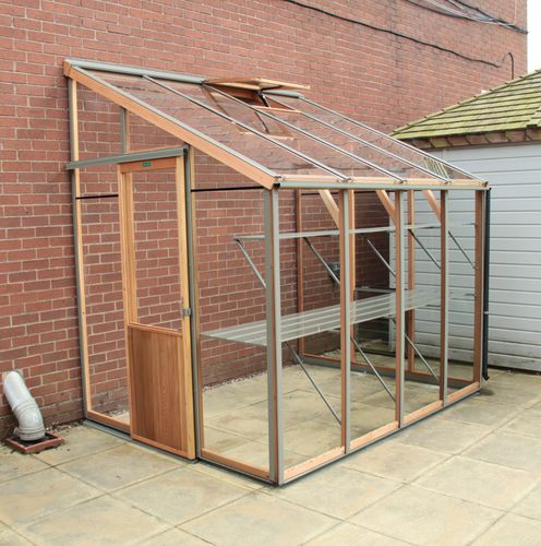 Serre de jardinage - EVOLUTION SIX LT - Alton greenhouses - monochapelle / structure en aluminium / en verre